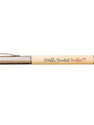 Handmade Wooden Pen - worlds-greatest-brother