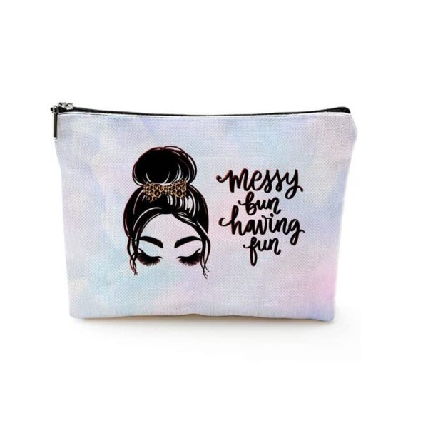 Makeup Pouches with Printed Toiletry Bags