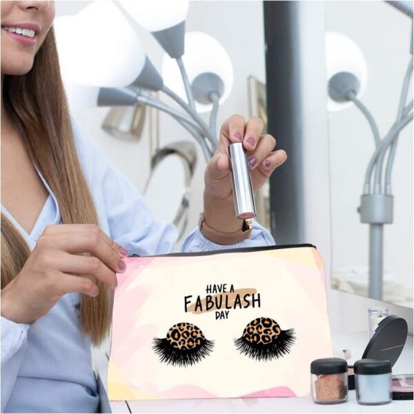 Makeup Pouches with Printed Toiletry Bags