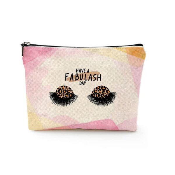 Makeup Pouches with Printed Toiletry Bags