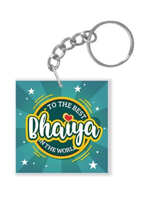 Best Bhaiya in the world Keychain