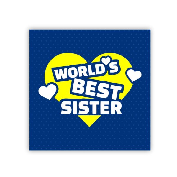 Worlds Best Sis Gift Hamper for Raksha Bandhan