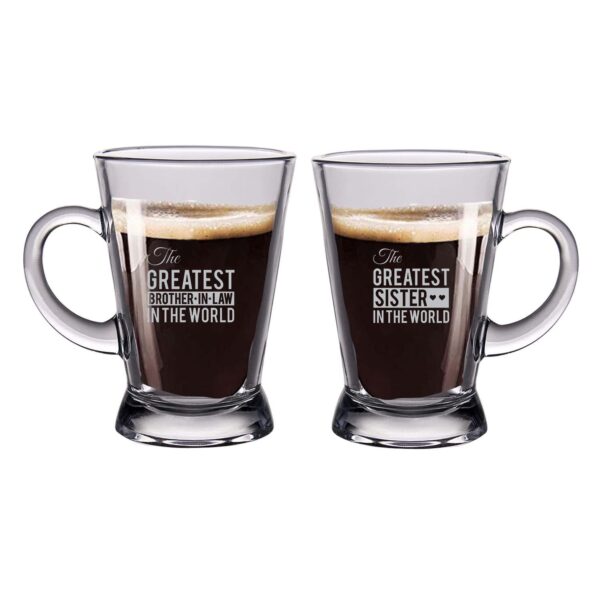 Greatest Brother and Sister in Law in The World Tea Cups