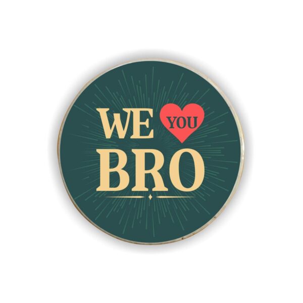 TheYaYaCafe Rakhi Gifts for Brother Protected by Big Sister Fridge Magnet (Round) Raksha Bandhan Birthday