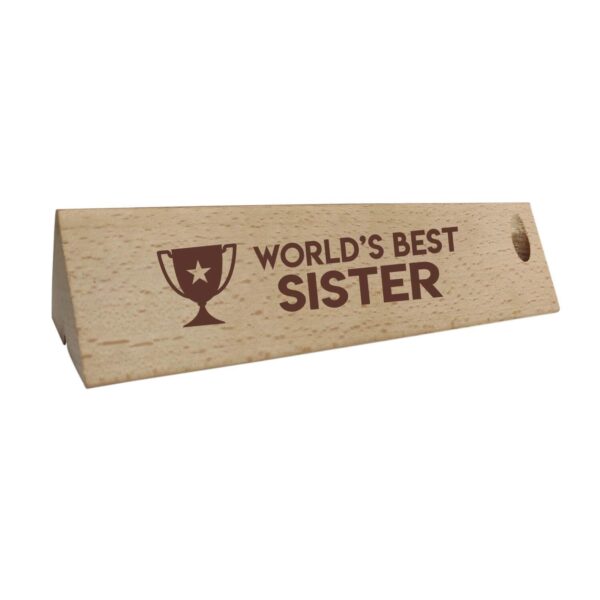 World  Best Sister Handmade Wooden Pen