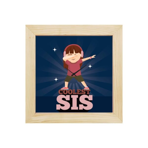 Coolest Sis Wall Clock