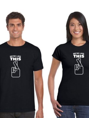 We are Always Together Couple T Shirts