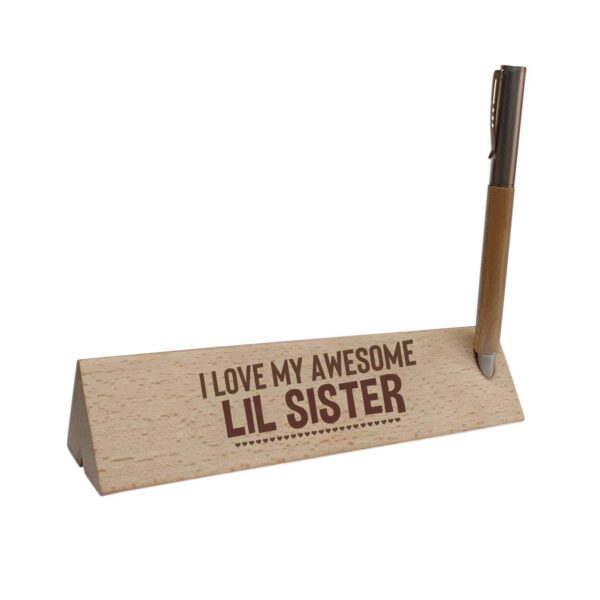 World  Best Sister Handmade Wooden Pen