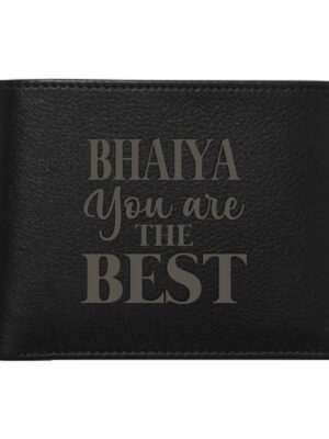 Worlds Best Bro Engraved Wallet