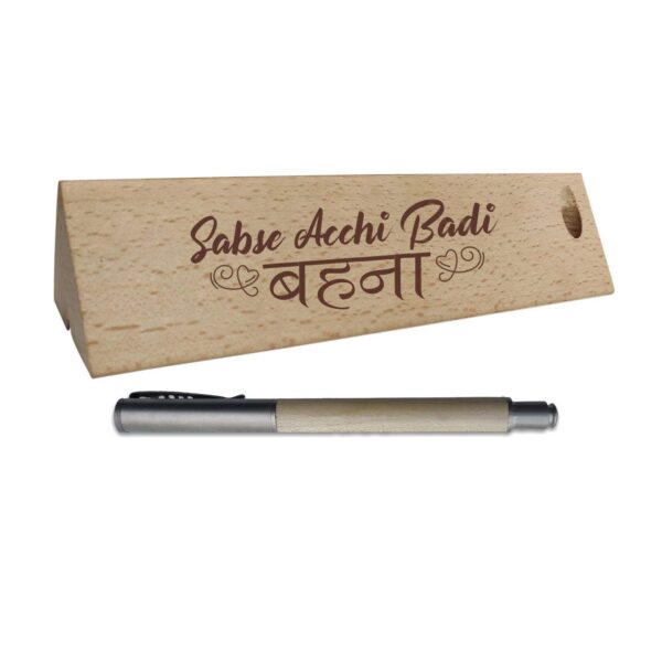 World  Best Sister Handmade Wooden Pen