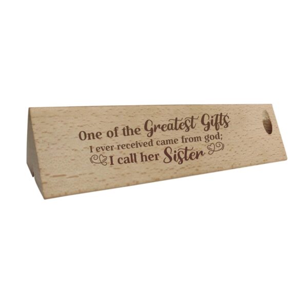 World  Best Sister Handmade Wooden Pen