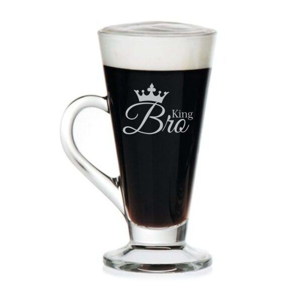 King Bro Queen Bhabhi Glass Tea Cups