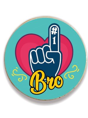 No 1 Bro Fridge Magnet