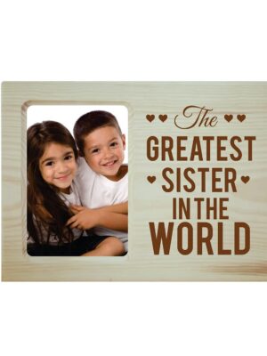 Greatest Sister In The World Photo Frame