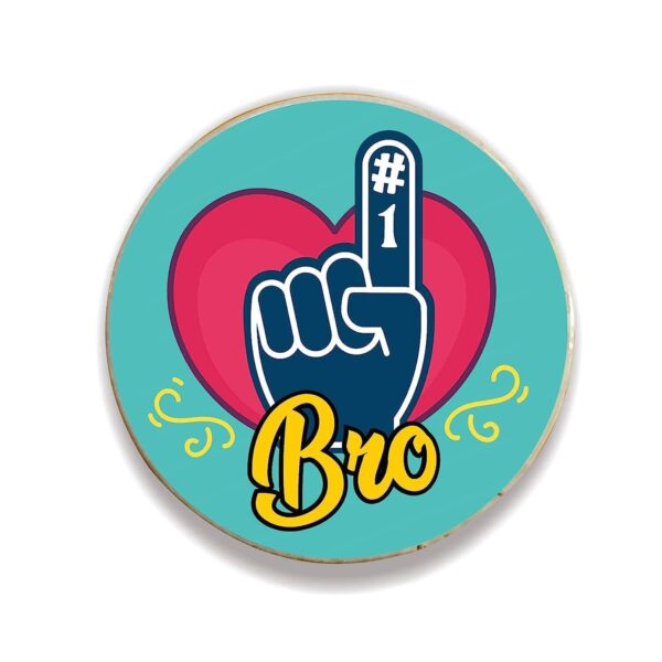 No 1 Brother Printed Fridge Magnet