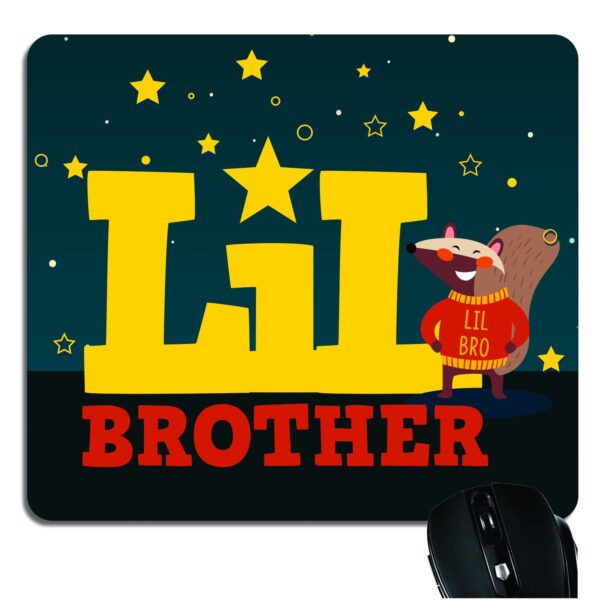 TheYaYaCafe Yaya Cafe Birthday Gifts Combo for Brother, Starry Squirrel Little Bro Brother Mug Mug, Coaster, Set of 2