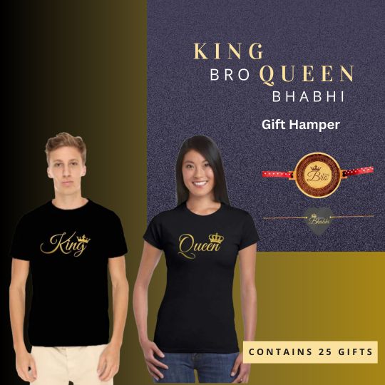 King Bro Queen Bhabhi Raksha Bandhan Gift Hamper