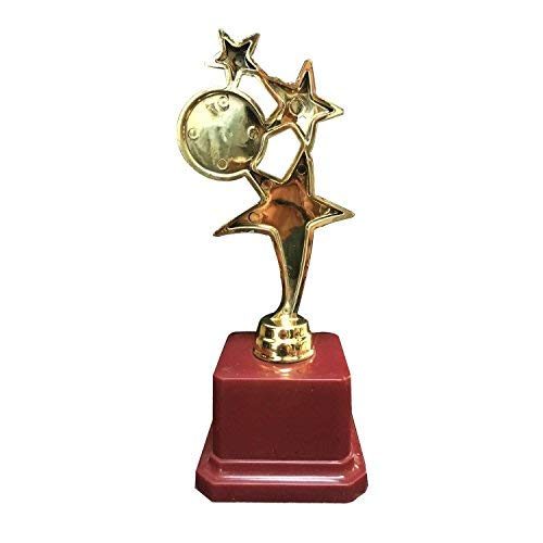 Yaya Cafe™ Coolest Teacher Ever 2021 Trophy Award and Medal Combo - Golden