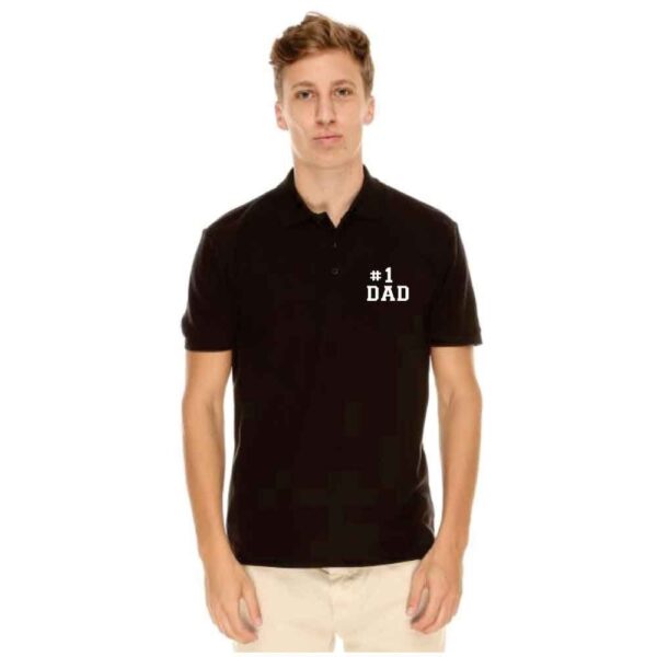 No.1 Dad Polo T-Shirt