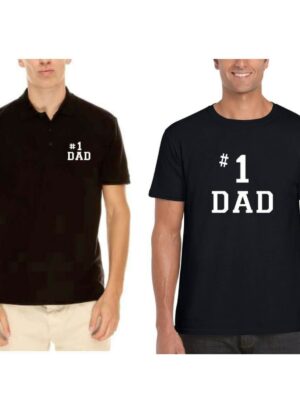 No.1 Dad Polo T-Shirt