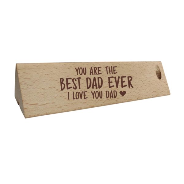 YaYa cafe Birthday Gifts Father Handmade Wooden Pen with Pen Box You Are The Best Dad Ever Engraved - Rectangle