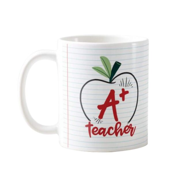 YaYa cafe™ Teachers Day Gift Combo, A Plus Teacher Mug, Cushion Cover, 1 Dairy Milk Silk Chocolate (60 gm), with Coaster