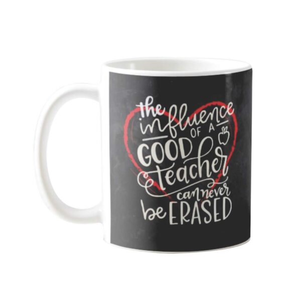 YaYa cafe™ Teachers Day Gift Combo, Influence of a Good Teacher Mug, 1 Dairy Milk Silk Chocolate (60 gm), with Coaster