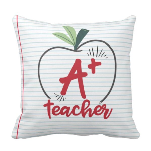 YaYa cafe™ Teachers Day Gift Combo, A Plus Teacher Mug, Cushion Cover, 1 Dairy Milk Silk Chocolate (60 gm), with Coaster