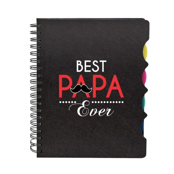 TheYaYaCafe Birthday Best Papa Ever Printed Notebook A5 Size 300 Ruled Pages