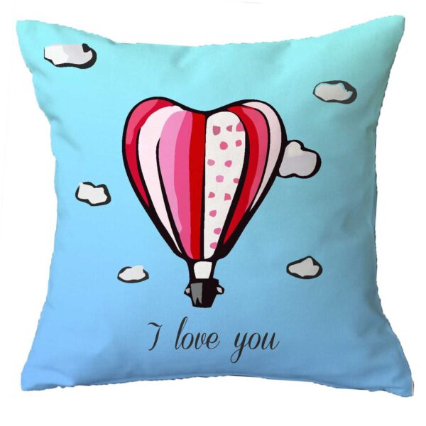 Personalized Love is in the Air Cushion Cover