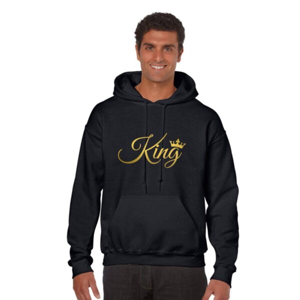King & Queen Couple Hoodies
