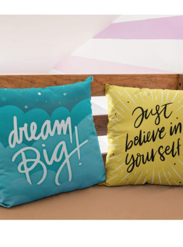 motivational quotes cushion covers