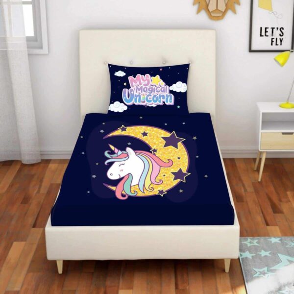 My Magical Unicorn Printed Bedsheet