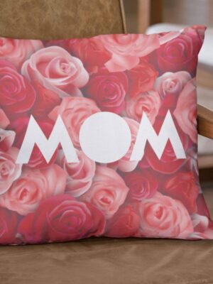 Red Rose Mom Cushion