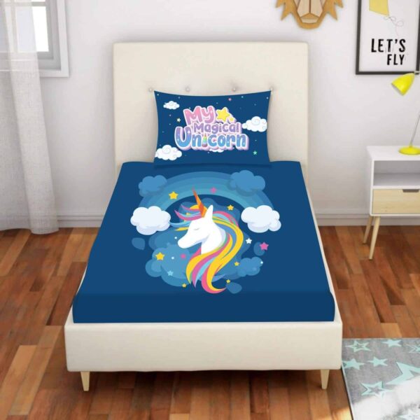 My Magical Unicorn Printed Bedsheet