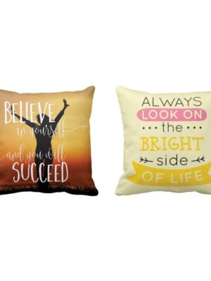 Believe In Yourself for Bright Life Motivational Cushion Covers Set of 2