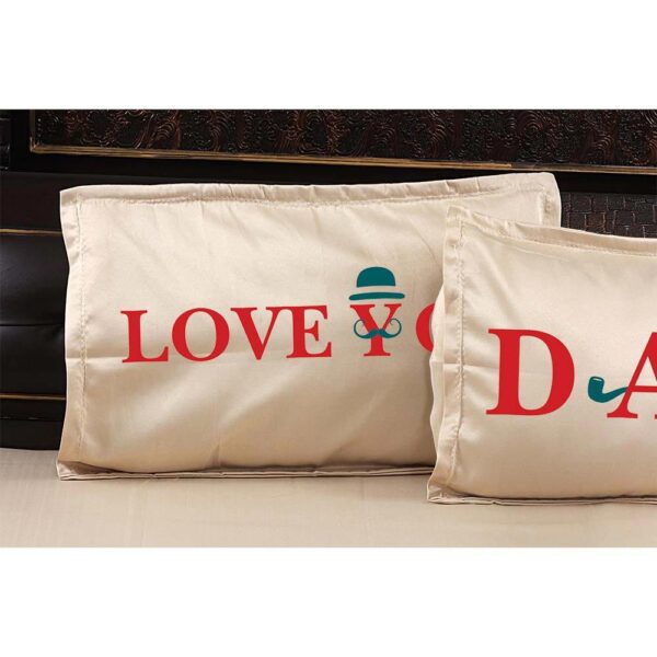 Best Dad in the World Bed Sheet for Father with Pillow Covers