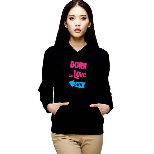 Born To love Couple Hoodies