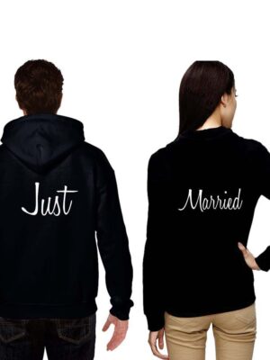 Just Married Couple Hoodies