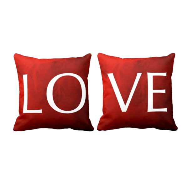 Mr Right and Mrs Always Right Both Side Printed Cushion Covers – Set of 2