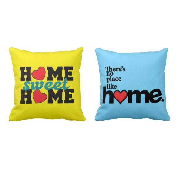 Home Sweet Home Printed Cushion Covers Set of 2