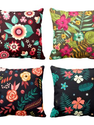 Admirable Floral Cushion Covers Set of 4