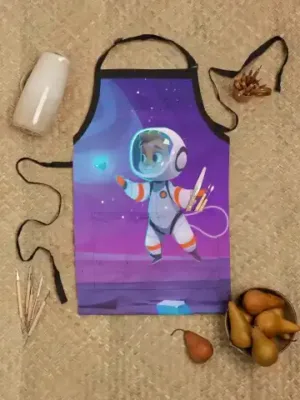Little Astronaut Kids Apron