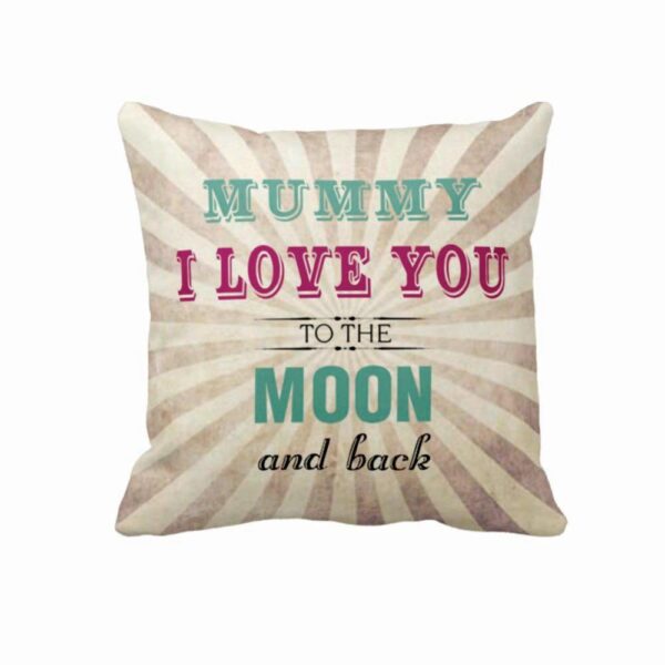 Cute My Mommy My Heart Owls Double Sided Printed Cushion Cover