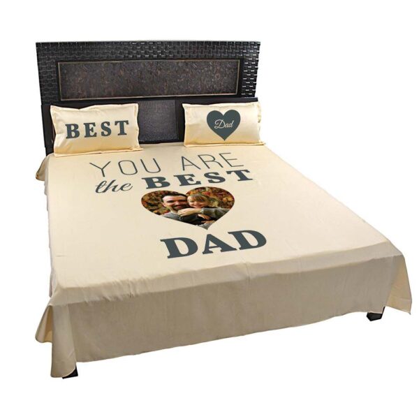 Best Dad Bed Sheet for Father with Pillow Covers