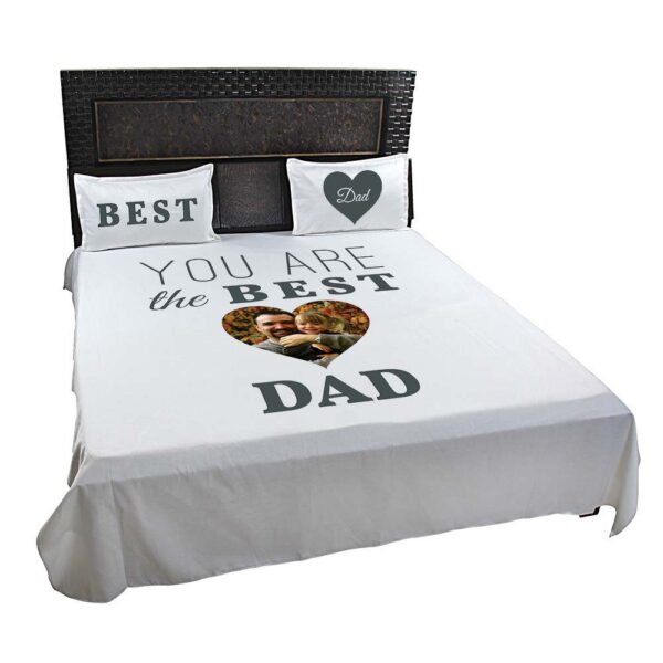 Best Dad Bed Sheet for Father with Pillow Covers