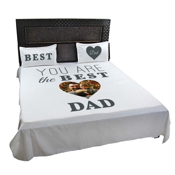 Best Dad Bed Sheet for Father with Pillow Covers