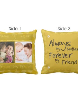 Personalized Forever My Friend Double Side Printed Cushion Cover