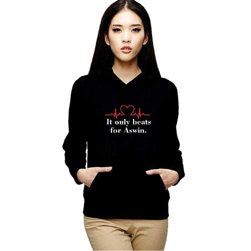 Personalized Heartbeat Couple Hoodies