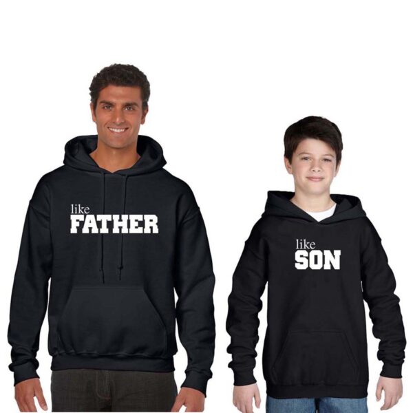 Like Father & Like Son Matching Family Hoodies Set